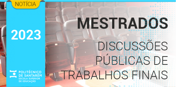 Listagem de Discussões Públicas de Trabalhos Finais de Mestrados