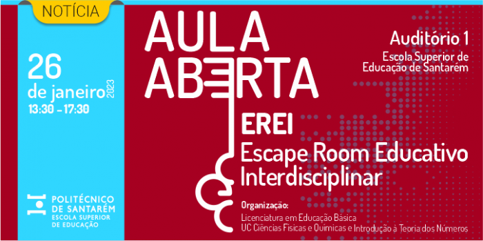 Aula aberta EREI - Escape Room Educativo Interdisciplinar