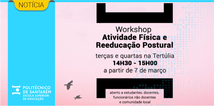 Workshop - Atividade física e reeducação postural