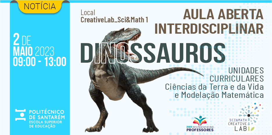 Aula aberta dinossauros