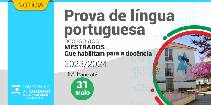 Prova de língua portuguesa acesso aos mestrados que habilitam para a docência