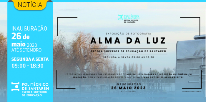 Cartaz - Exposição Alma da Luz