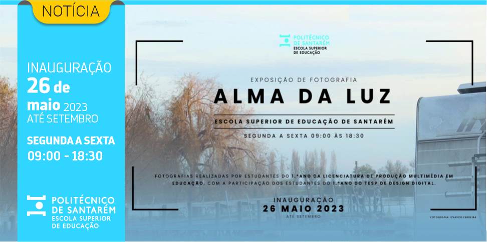 Cartaz - Exposição Alma da Luz