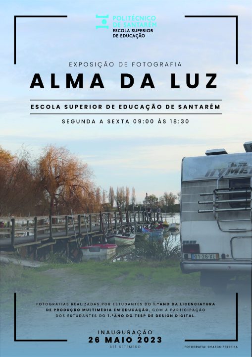 Cartaz - Exposição Alma da Luz