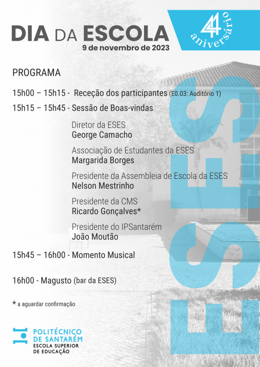 Programa Dia da Escola 44.º Aniversário