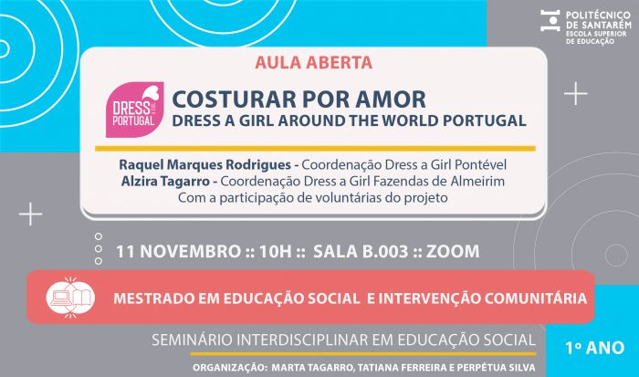Aula Aberta “Costurar por Amor: Dress a Girl Around the World Portugal”