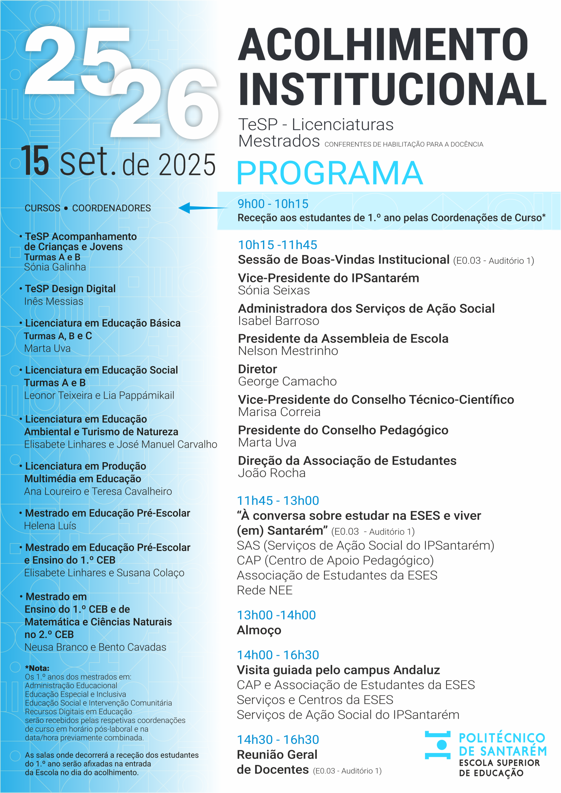 programa de Acolhimento Institucional