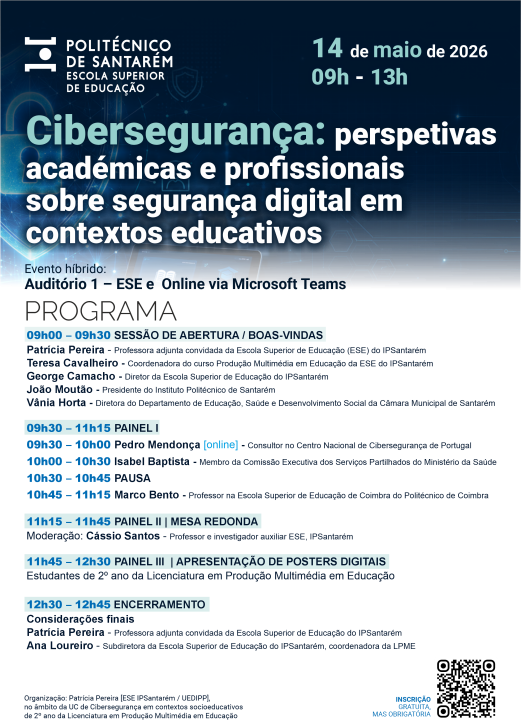 Cartaz Evento CiberSegurança