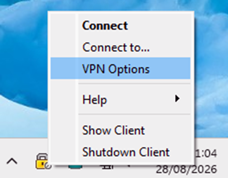 Opções VPN do Check Point