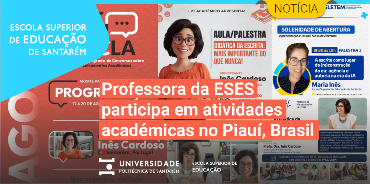 imagem da notícia, Professora da ESES participa em atividades académicas no Piauí, Brasil