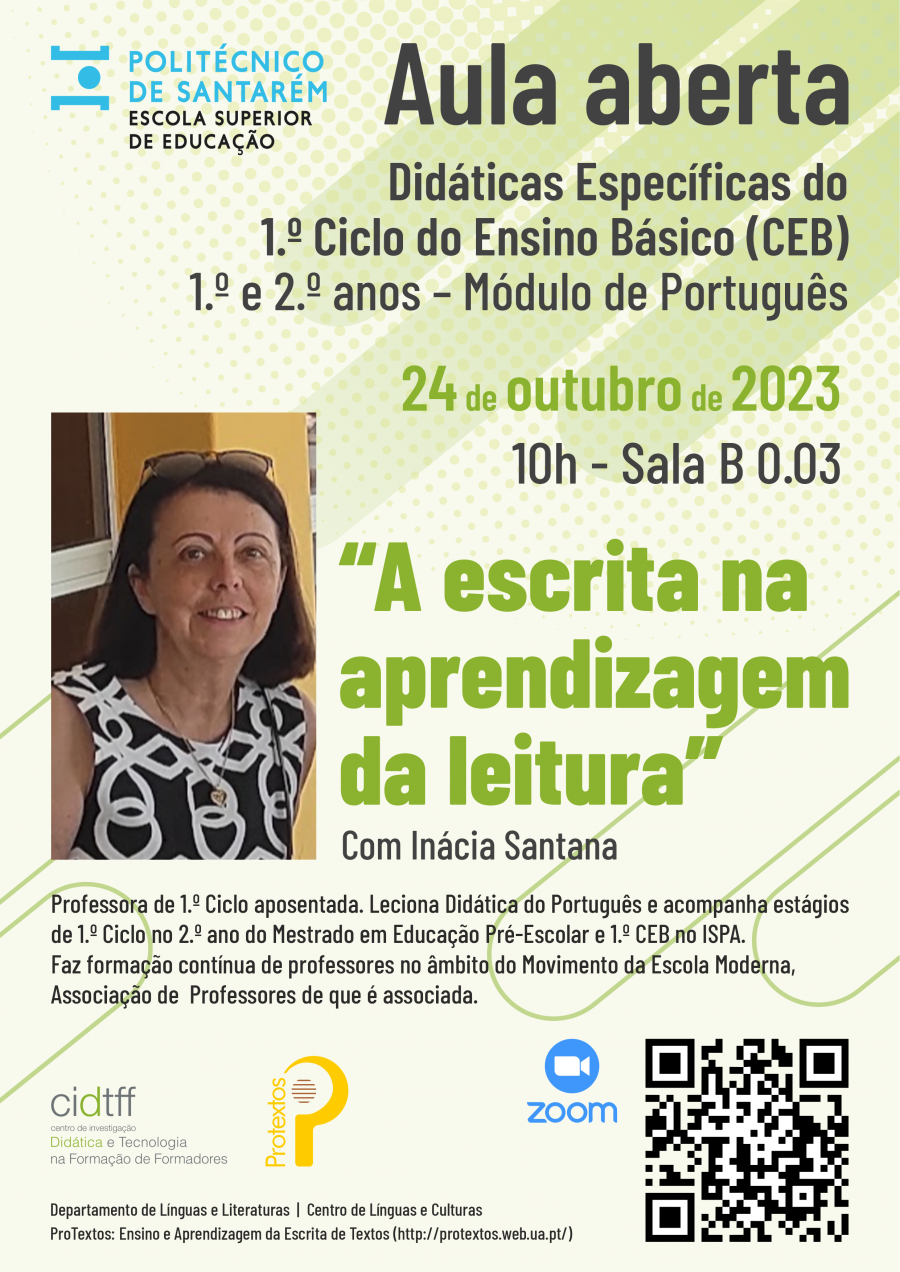 Aula aberta - "A escrita na aprendizagem"