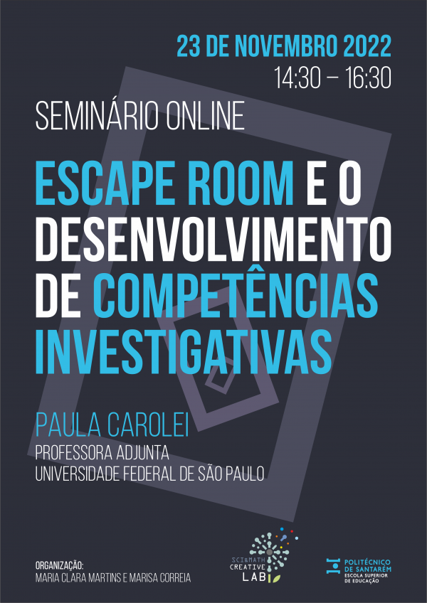 Seminário online – Escape Room C Seminário online - Escape Room C